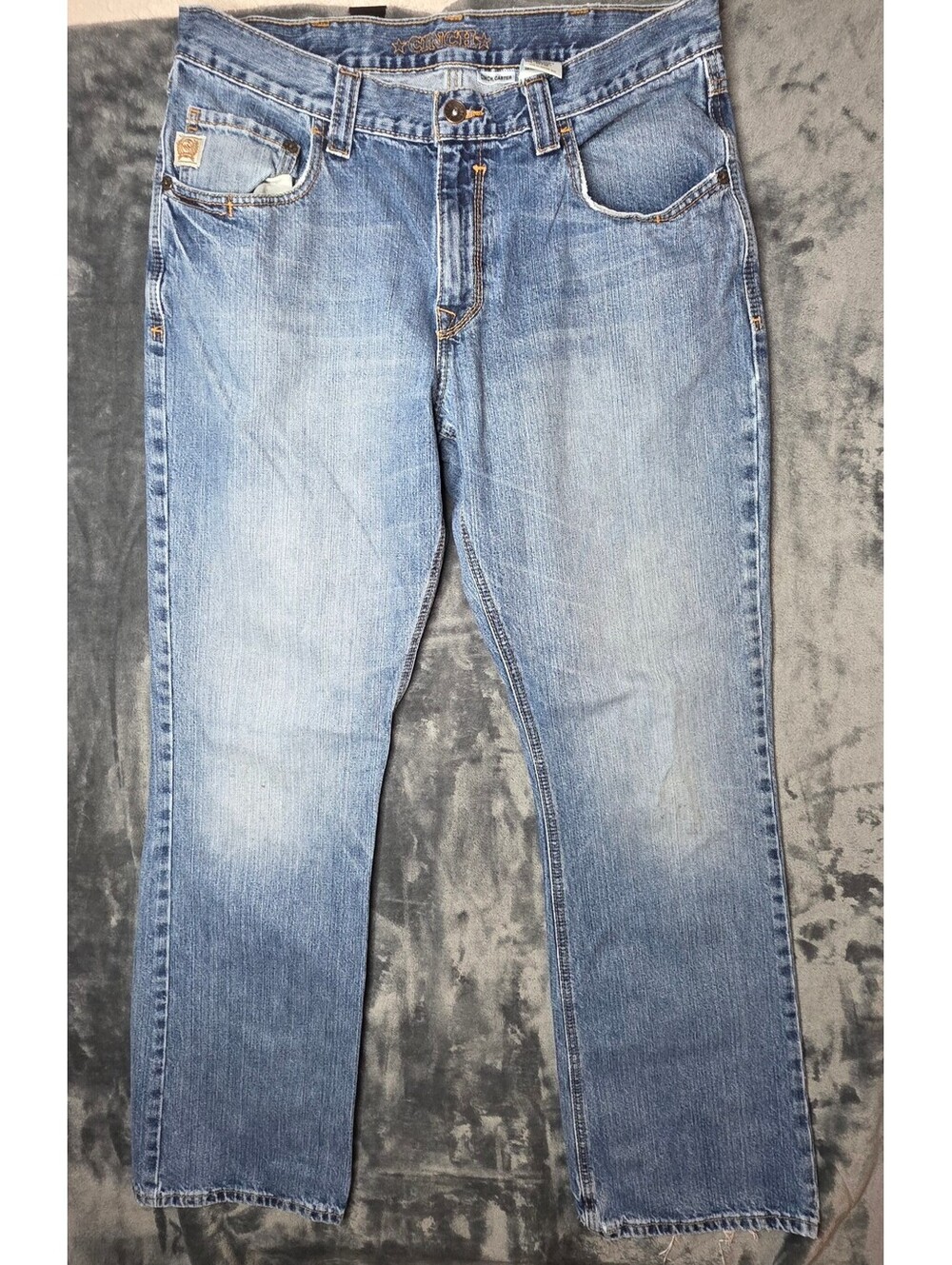 Cinch Men's Carter Mid Rise Relaxed Fit Boot Cut Jeans 36x36